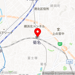 ローソン LAWSON+toks菊名駅店の地図