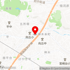 タマパーク 宮前区平第2駐車場の地図