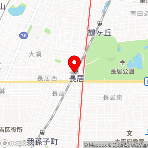 タイムズ JR長居駅南の地図