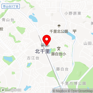 ＯＰＨ北千里駅前　4号棟北側Ｒ階駐車場の地図