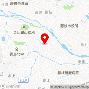 ブルースカイランドリー バロー藤枝店の地図