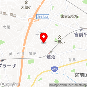タマパーク 鷺沼駐車場の地図