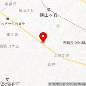 ファミリーマート 所沢若狭店の地図