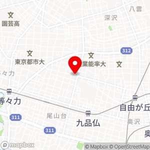 等々力6-6-4駐車場の地図
