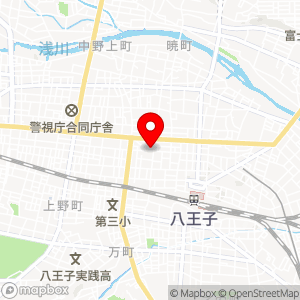 ローソンストア100 八王子横山町店の地図