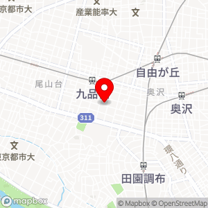 奥沢6丁目10-4駐車場の地図