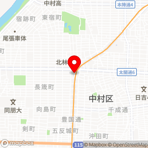 三井のリパーク 中村公園駅前第2の地図