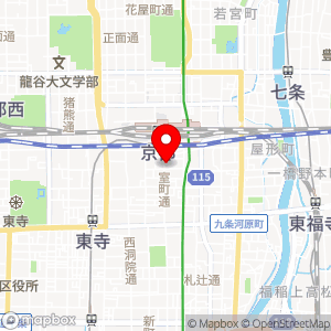 セブン-イレブン ハートインヴィアイン京都八条口店の地図