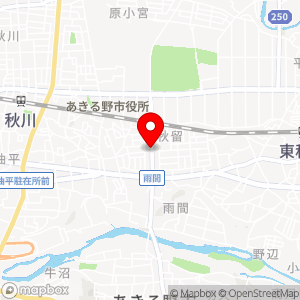 ファミリーマート あきる野秋留店の地図