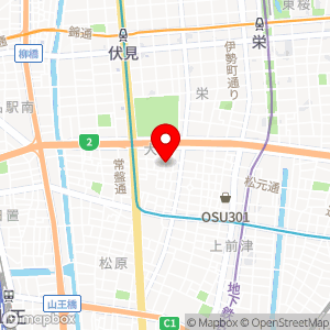 名鉄協商パーキング 大須第6の地図