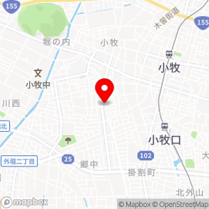 ファミリーマート 小牧常普請店の地図