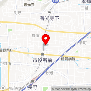名鉄協商パーキング 長野鶴賀西の地図