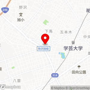 ナビパーク 世田谷野沢第1の地図
