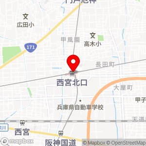 アズナス 西宮北口8号の地図