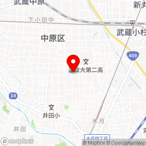 ナビパーク 木月大町第2の地図