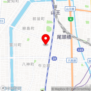 FK荒江町駐車場の地図