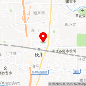タイムズ あきる野けやき第2の地図