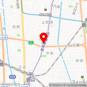名鉄協商パーキング 東別院の地図