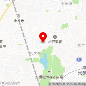 ナビパーク 松戸八ヶ崎第1の地図