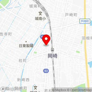名鉄協商パーキング JR岡崎駅前の地図