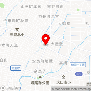 ローソン 江南安良店の地図