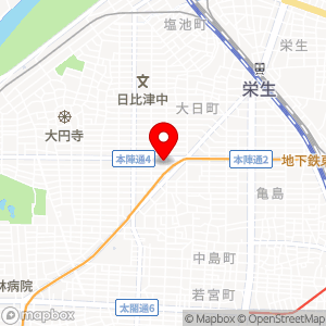 ローソン 本陣駅前店の地図