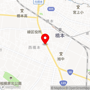 ファミリーマート 相模原西橋本店の地図