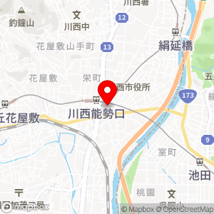 トラストパーク ブーブーパークイオンリカー＆ビューティ川西店の地図