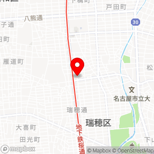 名鉄協商パーキング 瑞穂区役所駅東の地図