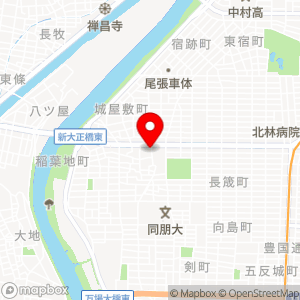 名鉄協商パーキング あたご調剤薬局駐車場の地図