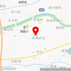 本地荘駐車場の地図