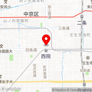 ブーブーパーク 西院の地図
