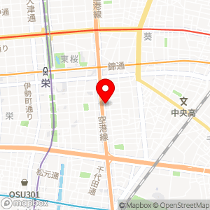 セブン-イレブン 名古屋新栄1瓦町店の地図