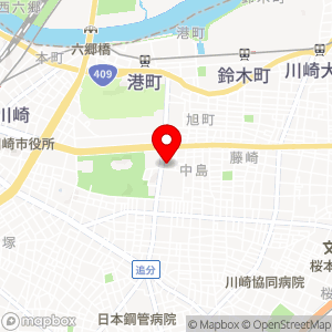 ローソンストア100 川崎中島店の地図