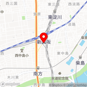 タイムズ 新大阪駅自家用車整理場（南C）の地図