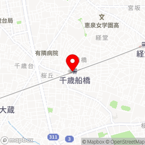 ファミリーマート 千歳船橋駅前店の地図