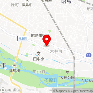 昭島市田中町2丁目 ソシアNII駐車場の地図