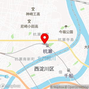ローソン100 杭瀬駅前の地図