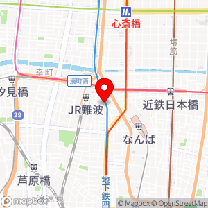 タイムズ ホテルグレイスリー大阪なんばの地図