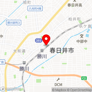 名鉄協商パーキング 勝川駅前の地図