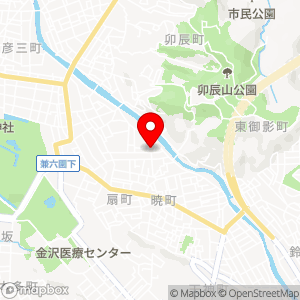 材木町845番2号駐車場の地図