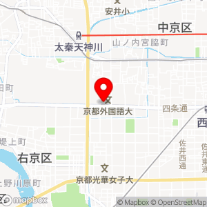 ファミリーマート 京都外国語大学店の地図