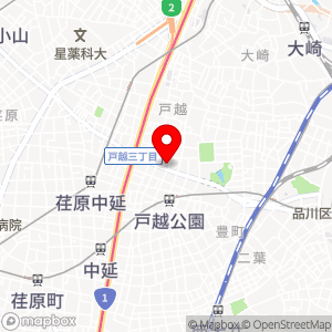 ローソン 戸越四丁目店の地図