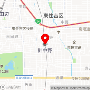 近商ストア 針中野店の地図