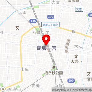 ジュピター ミュープラット一宮店の地図