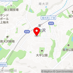 多摩ニュータウンシティハイツ南大沢駐車場の地図