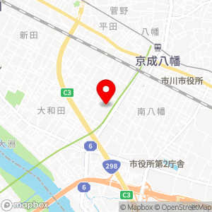 タイムズ イオンタウン市川大和田の地図
