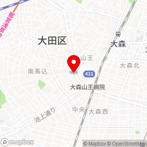 ファミリーマート 環七南馬込三丁目店の地図