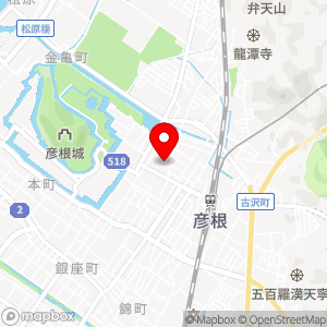 ファミリーマート 彦根市役所/S店の地図