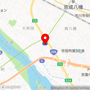 タイムズ マクドナルド市川東大和田店の地図